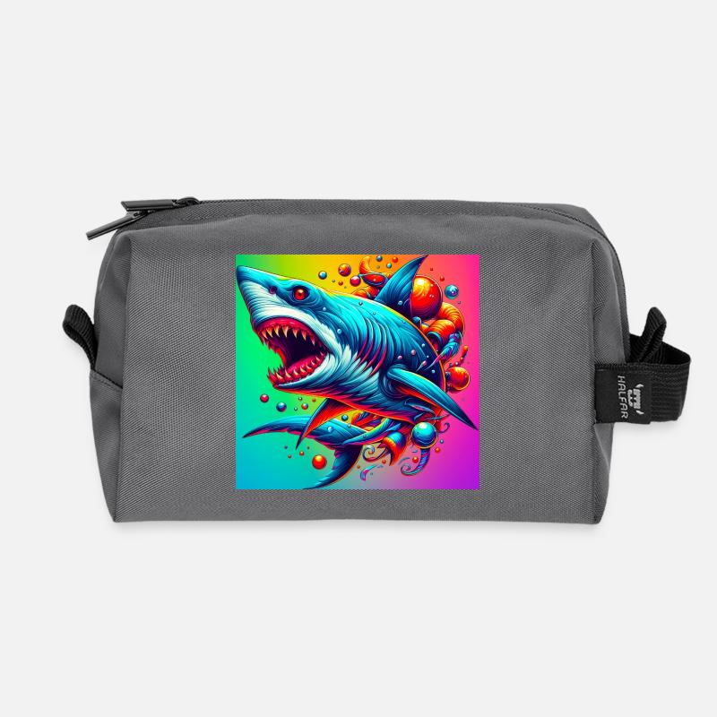 Hai - Recycelte Kulturtasche - Anthrazit