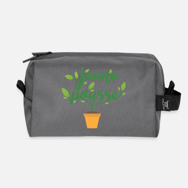 start-up - Recycled Toiletry Zip Bag - anthracite