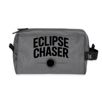 Eclipse Chaser - Recycled Toiletry Zip Bag - anthracite - Front
