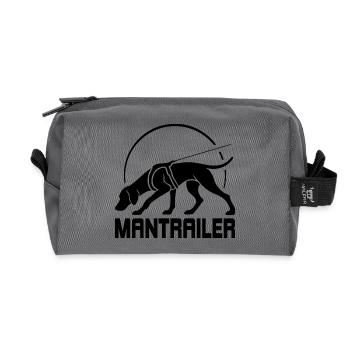 Chiens de recherche Vizsla MANTRAILER Saules chiens - Trousse de toilette en tissu recyclé - anthracite - Devant