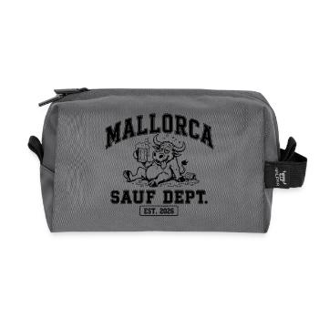 Malle 2026 Sauf Dept. est. 2026 Mallorca - Recycelte Kulturtasche - Anthrazit - Vorne