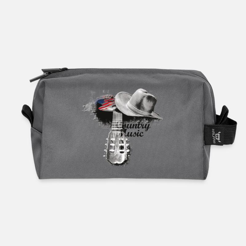 (kl_linedance38b) - Recycelte Kulturtasche - Anthrazit