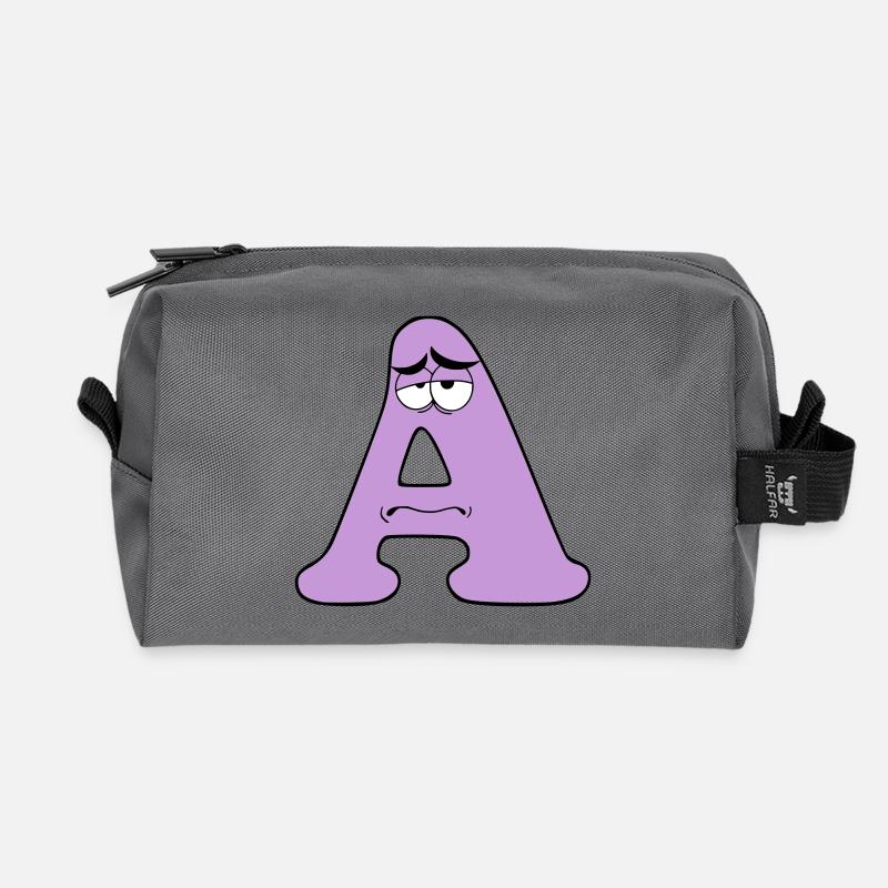 A - Recycelte Kulturtasche - Anthrazit
