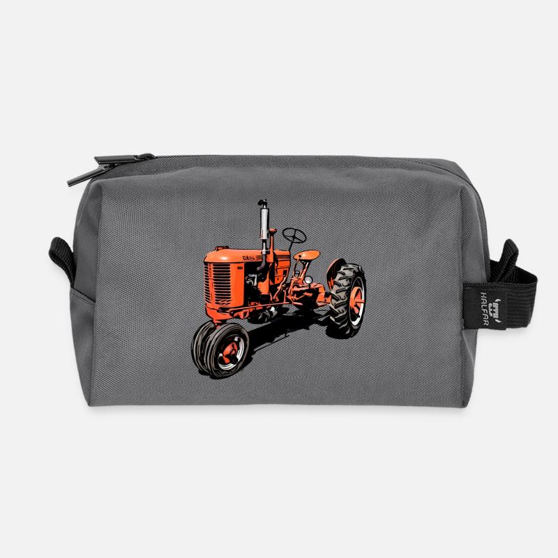 Case VAC Traktor - Recycelte Kulturtasche - Anthrazit