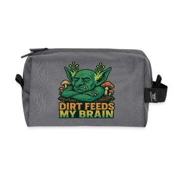Goblincore Astronomy Goblins - Recycelte Kulturtasche - Anthrazit - Vorne