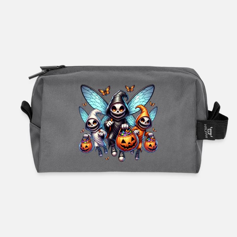 Spooky Squad - Recycelte Kulturtasche - Anthrazit