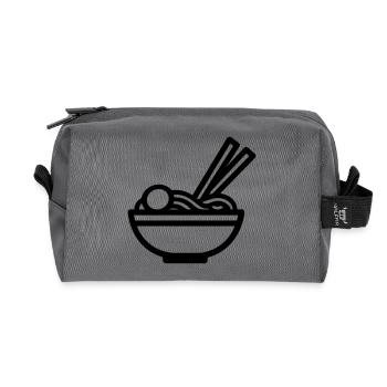 Ramen - Recycelte Kulturtasche - Anthrazit - Vorne