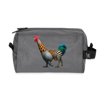 ZINNEKE DU SUD - Bellegique - Recycelte Kulturtasche - Anthrazit - Vorne