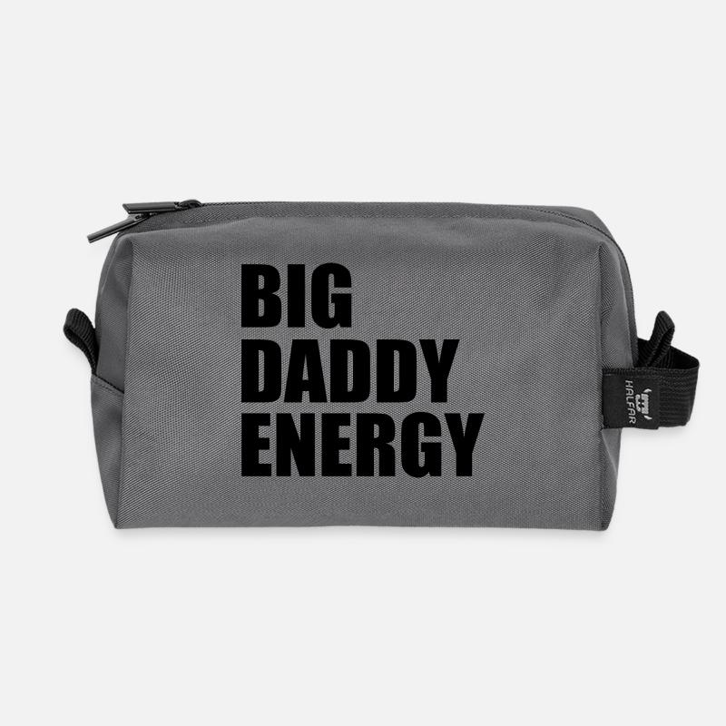 Big daddy energy - Recycelte Kulturtasche - Anthrazit