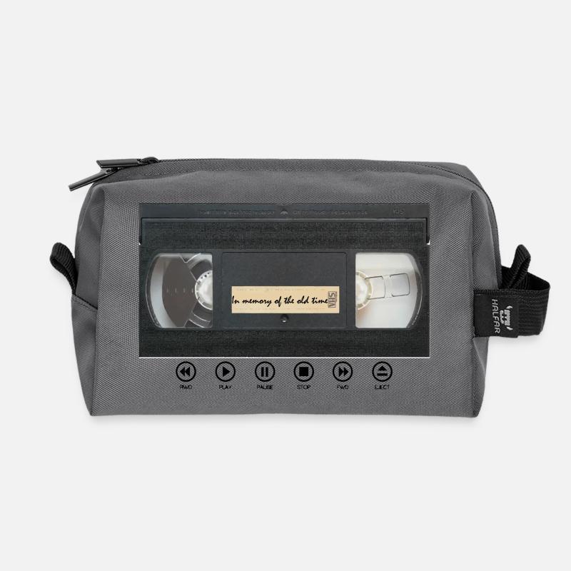 VHS - Recycelte Kulturtasche - Anthrazit