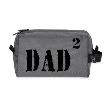 DAD - Recycelte Kulturtasche - Anthrazit - Vorne