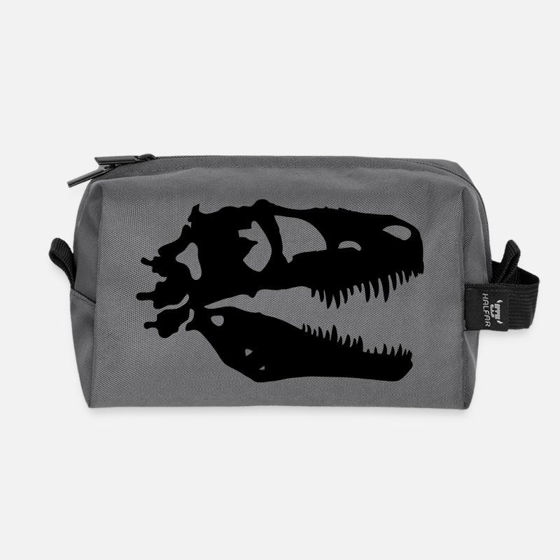 T-rex - Recycelte Kulturtasche - Anthrazit