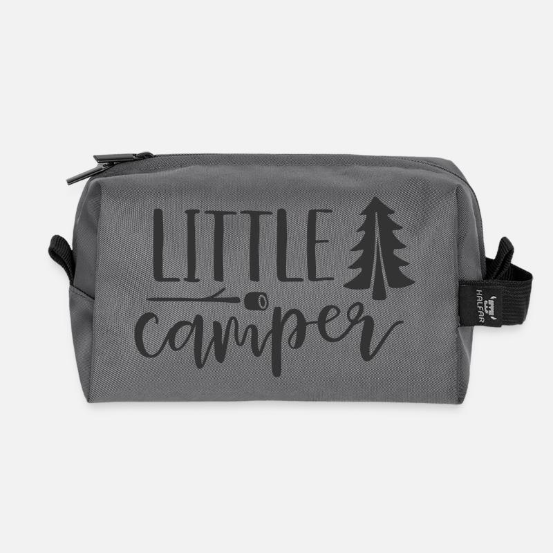 Kleiner Camper - Recycelte Kulturtasche - Anthrazit