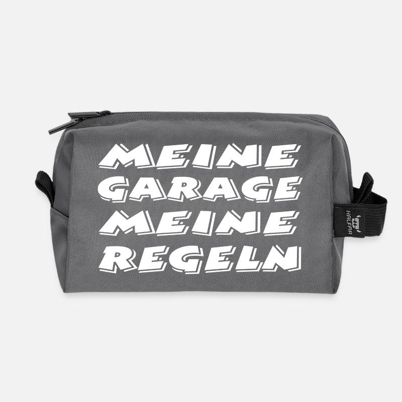 Garage - Recycelte Kulturtasche - Anthrazit