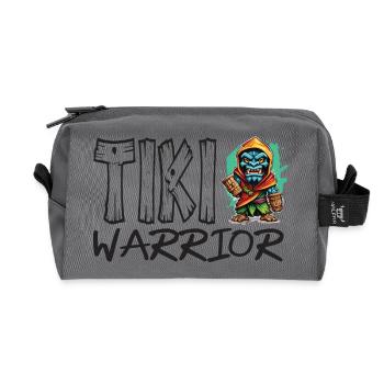 Tiki Krieger Kollektion - Recycelte Kulturtasche - Anthrazit - Vorne