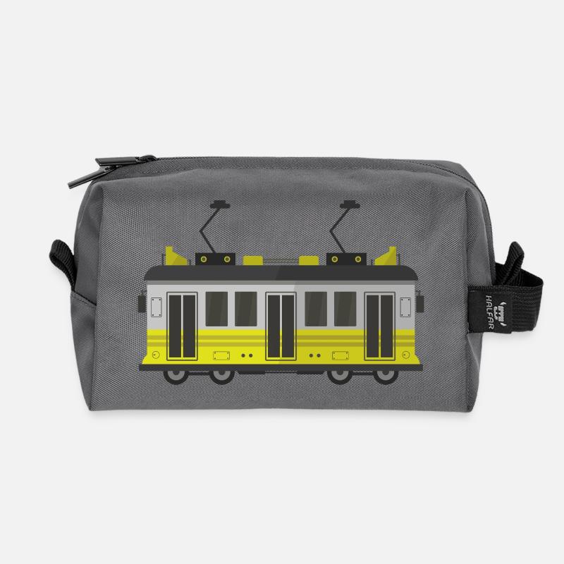 Straßenbahn - Recycelte Kulturtasche - Anthrazit
