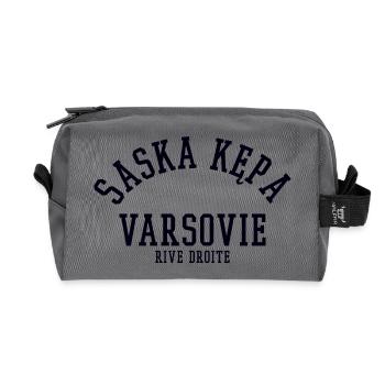 Saska Kepa Varsovie - Trousse de toilette en tissu recyclé - anthracite - Devant