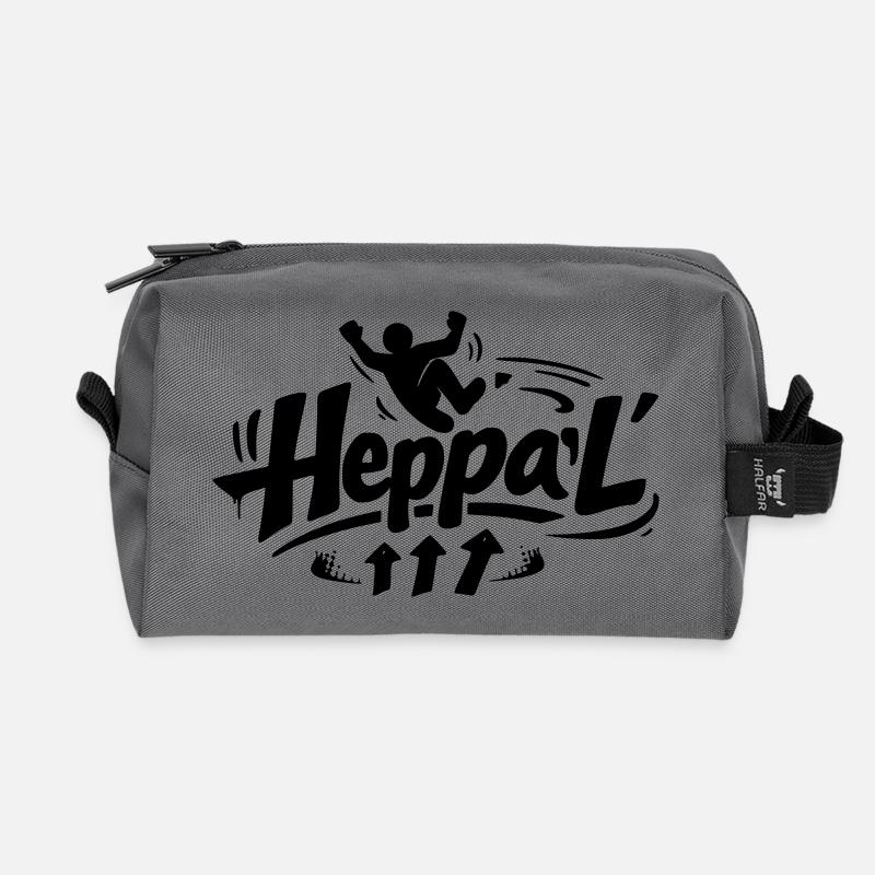 Heppal - Recycelte Kulturtasche - Anthrazit