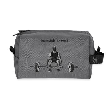 Beats Mode Aktiv: Kraftheben - Recycelte Kulturtasche - Anthrazit - Vorne