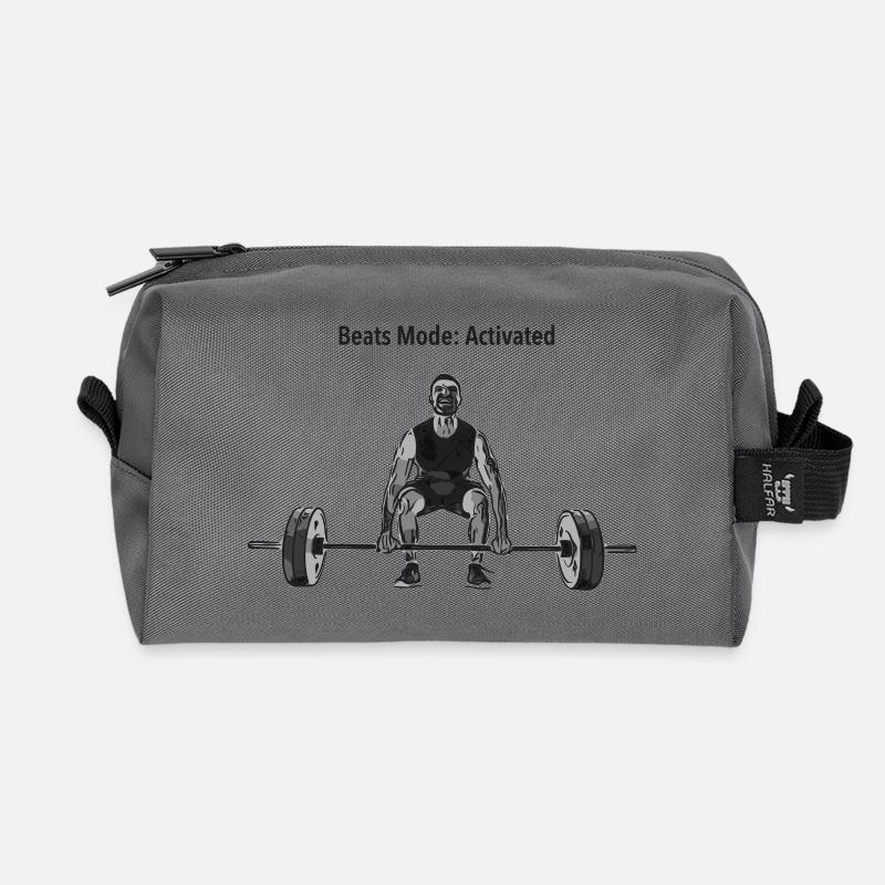 Beats Mode Aktiv: Kraftheben - Recycelte Kulturtasche - Anthrazit