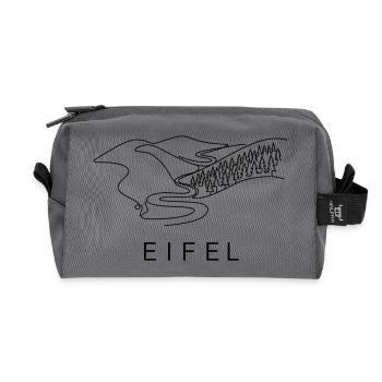 Eifel Wandern Natur Berge Wald Landschaft Eifel - Recycelte Kulturtasche - Anthrazit - Vorne