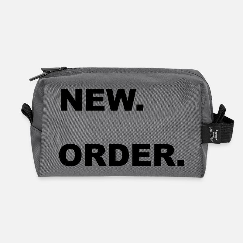 NEW ORDER - Recycelte Kulturtasche - Anthrazit