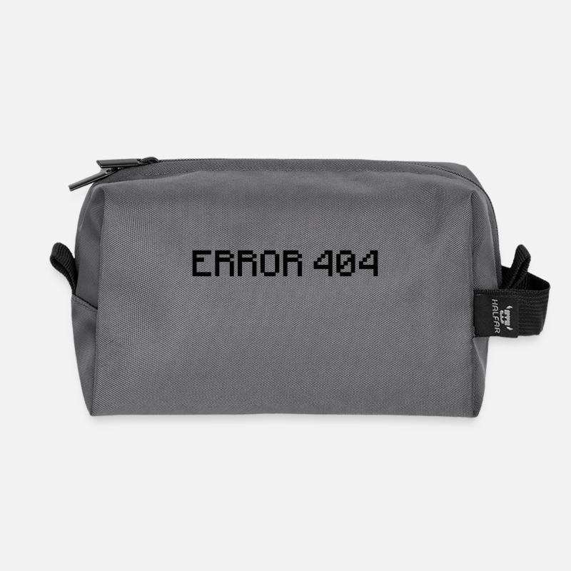 Fehler 404 - Recycelte Kulturtasche - Anthrazit