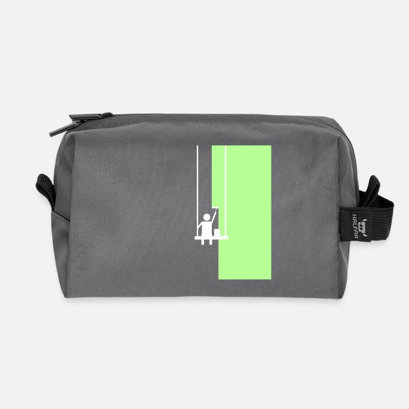 Der Maler - Recycelte Kulturtasche - Anthrazit