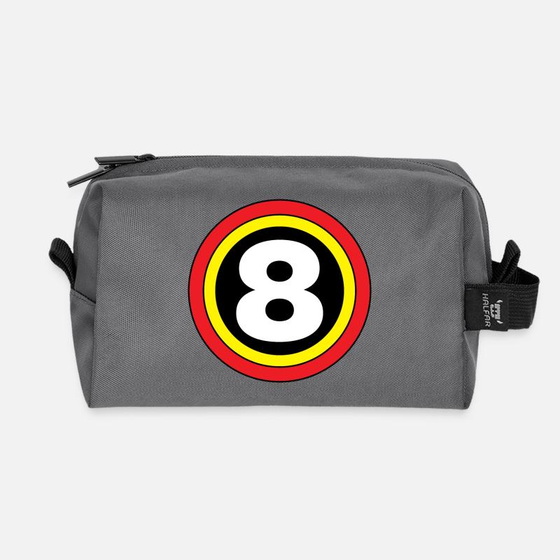 Ziel 8 - Recycelte Kulturtasche - Anthrazit