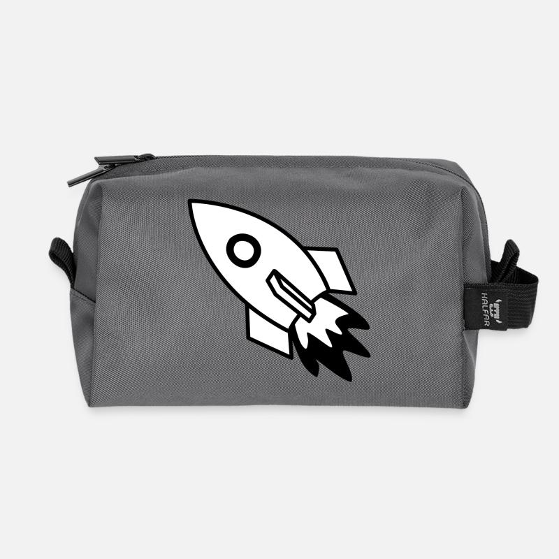 Rakete - Recycelte Kulturtasche - Anthrazit