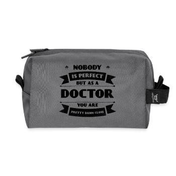 Perfekter Doktor Arzt Krankenhaus Lebensretter - Recycelte Kulturtasche - Anthrazit - Vorne