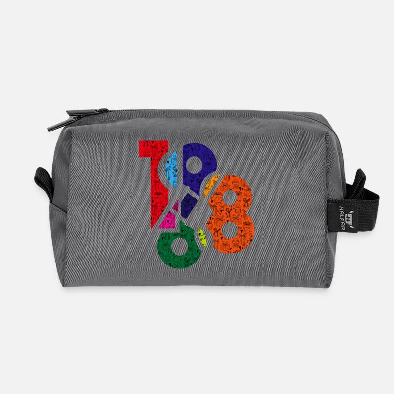 1968 - Recycelte Kulturtasche - Anthrazit