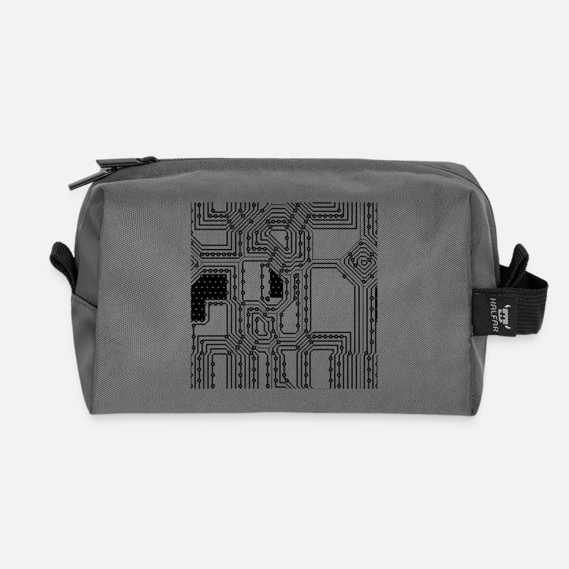 Seamless - Recycelte Kulturtasche - Anthrazit
