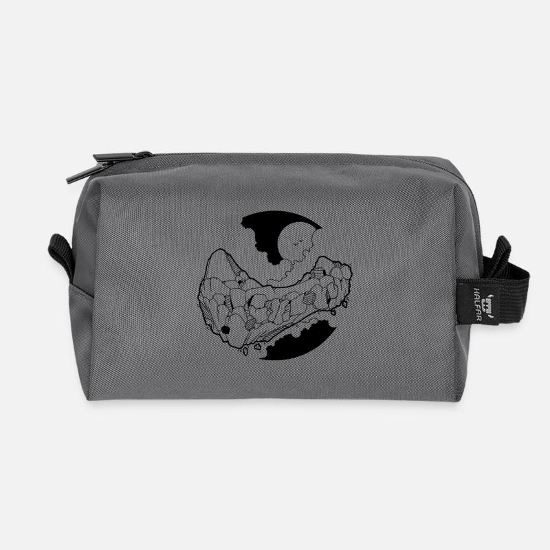 110 - Recycled Toiletry Zip Bag - anthracite