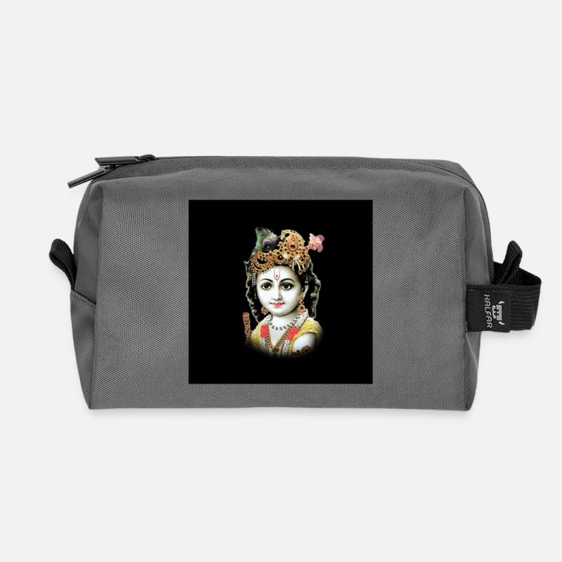 Krishna - Recycelte Kulturtasche - Anthrazit