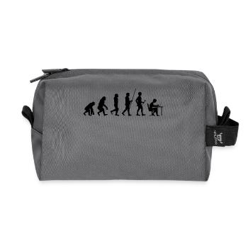 Evolution pour cadeau T-shirt ITler - Trousse de toilette en tissu recyclé - anthracite - Devant
