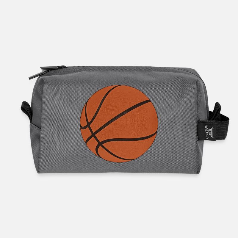 Basketball - Recycelte Kulturtasche - Anthrazit
