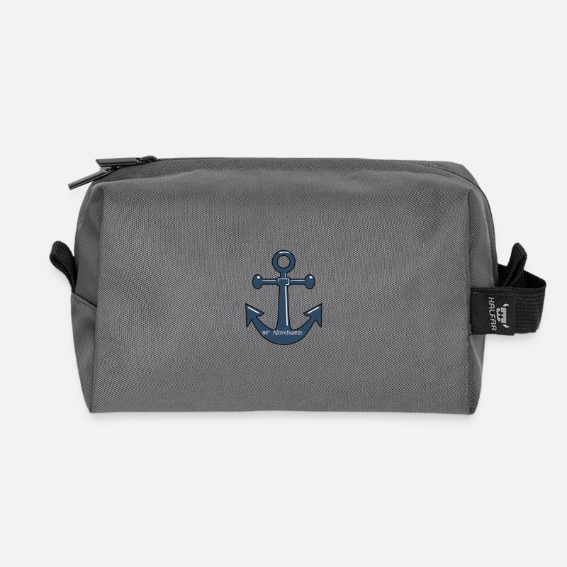 Anker - Recycelte Kulturtasche - Anthrazit