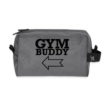 Gym Gym Club de fitness partenaire team Shirt - Trousse de toilette en tissu recyclé - anthracite - Devant