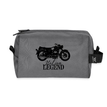 legende - Recycelte Kulturtasche - Anthrazit - Vorne