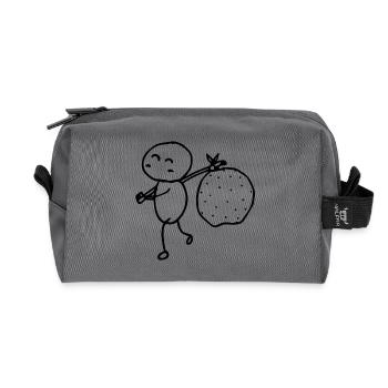 see you later - Recycled Toiletry Zip Bag - anthracite - Front
