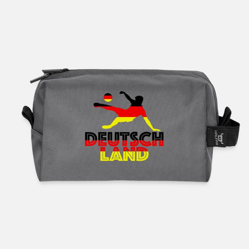 Deutschland - Recycelte Kulturtasche - Anthrazit