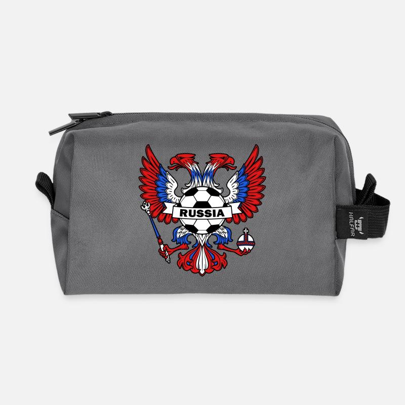 Russland - Recycelte Kulturtasche - Anthrazit