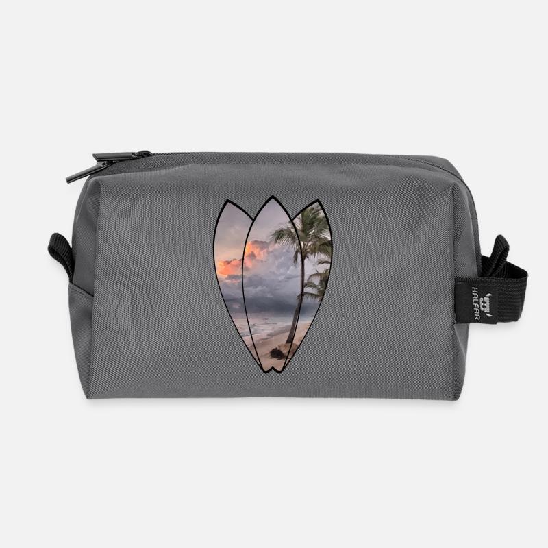 surf - Trousse de toilette en tissu recyclé - anthracite