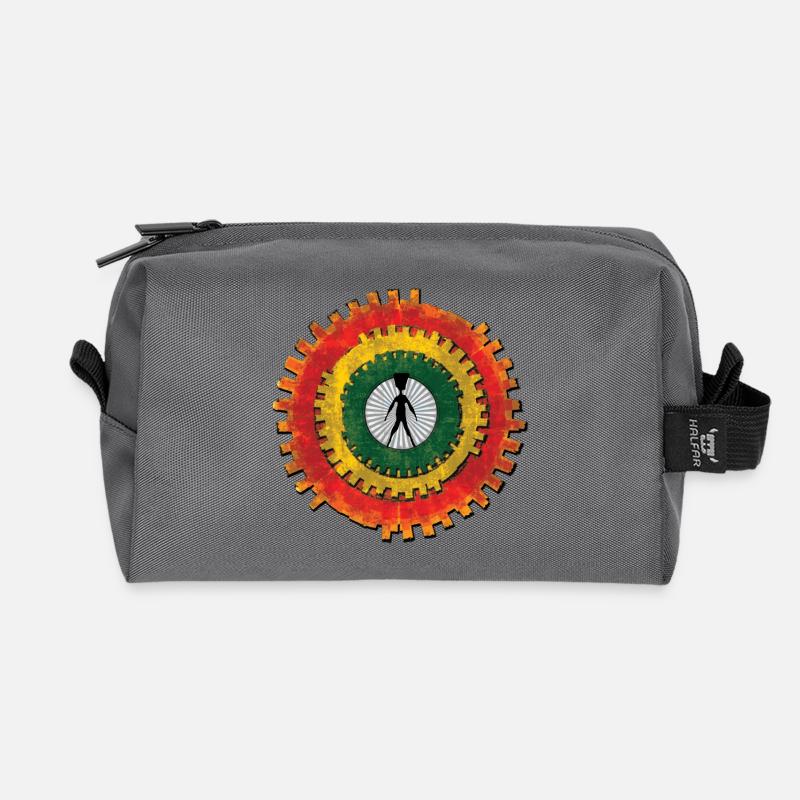 See Jah Light - Recycelte Kulturtasche - Anthrazit