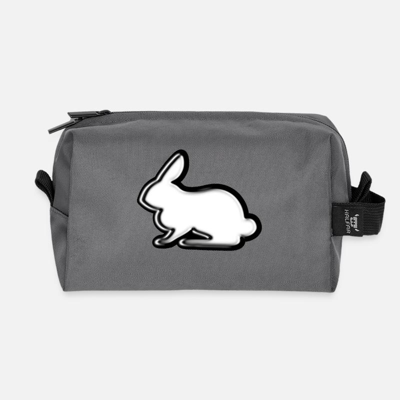 Hase - Recycelte Kulturtasche - Anthrazit