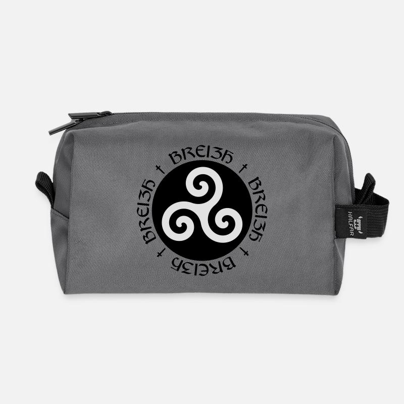 Bretagne ! - Recycelte Kulturtasche - Anthrazit
