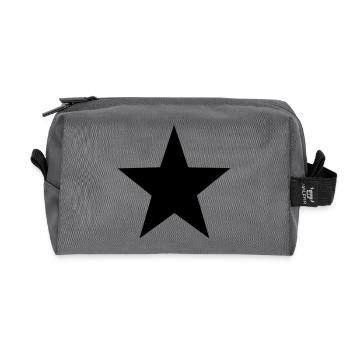 star_stern - Trousse de toilette en tissu recyclé - anthracite - Devant