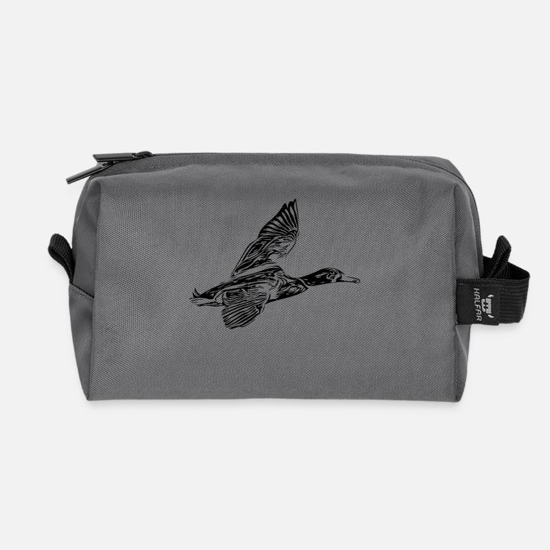Ente - Recycelte Kulturtasche - Anthrazit