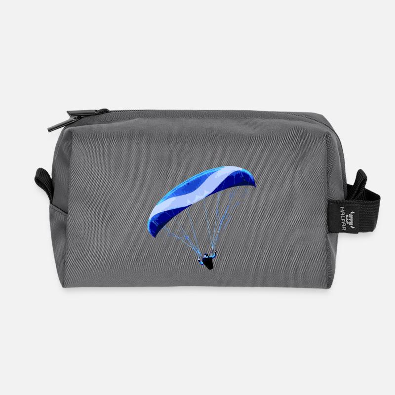 Paragliding - Recycelte Kulturtasche - Anthrazit